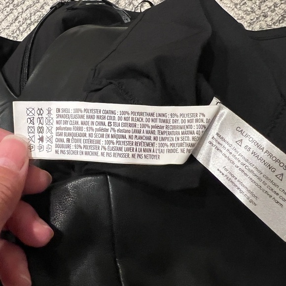 Endless Rose Black Faux Leather Mini Dress - Picture 12 of 12